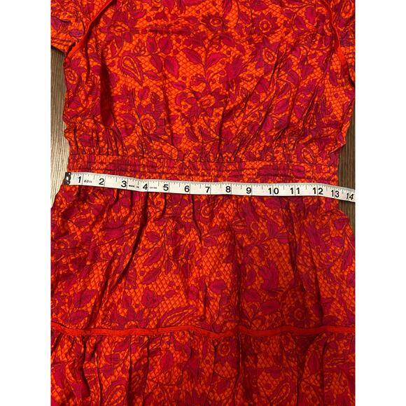 EUC Whistles Henna Print Flippy Dress sz: 4 - Picture 8 of 12